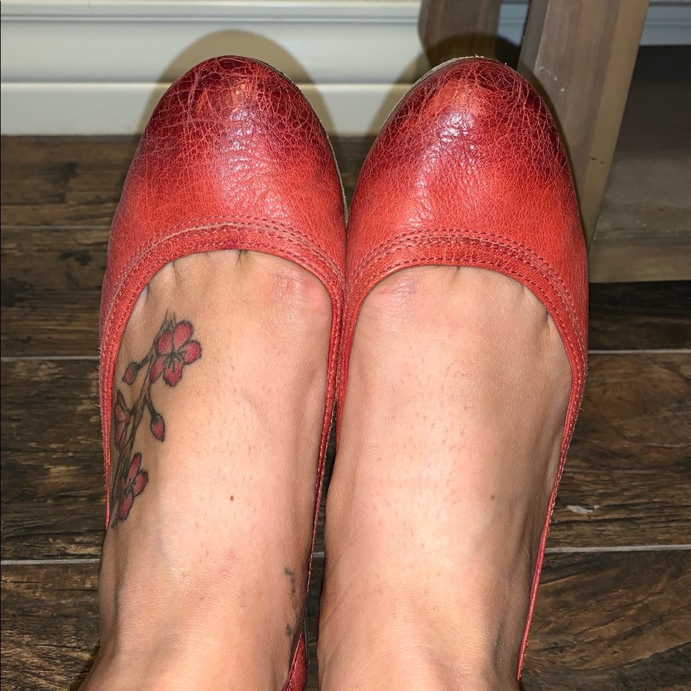 Frye Ballet Flats- Red